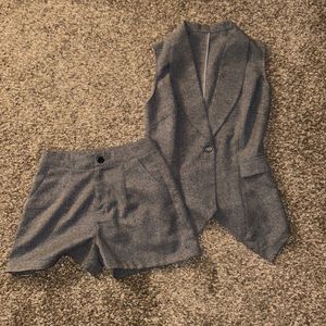 vest and short set